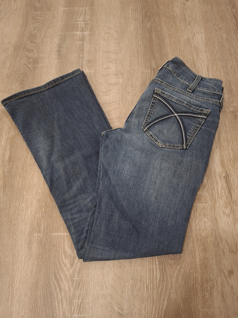 Ariat R.E.A.L. Women's Rosa Bootcut Jeans 28R Medium Wash Western *910*